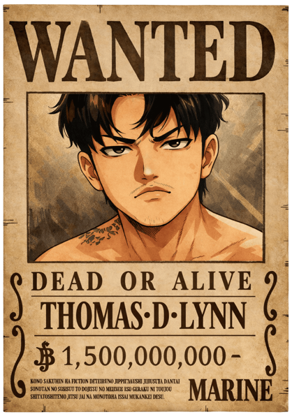 WANTED — Thomas D. Lynn — ₿1,500,000,000