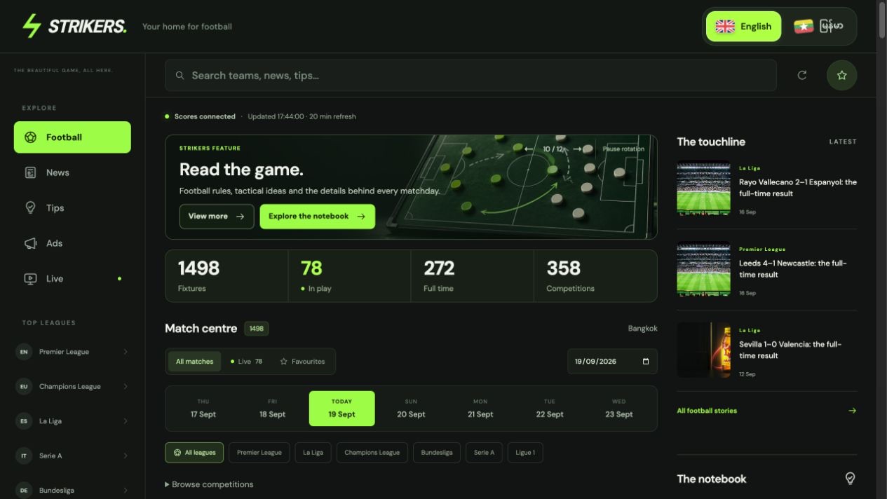Project interface preview